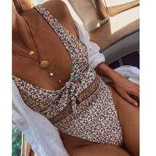 Load image into Gallery viewer, Printed one-piece swimsuit bohemian
