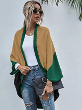 Load image into Gallery viewer, Fashion Color-block Knitted Cardigan Sweater Coat
