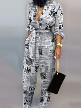 Load image into Gallery viewer, Pocket Wide Leg Pants Camouflage Jumpsuit
