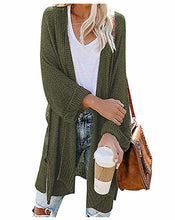 Load image into Gallery viewer, Leisure Style Loose Hollow Knitted Cardigan Sweater
