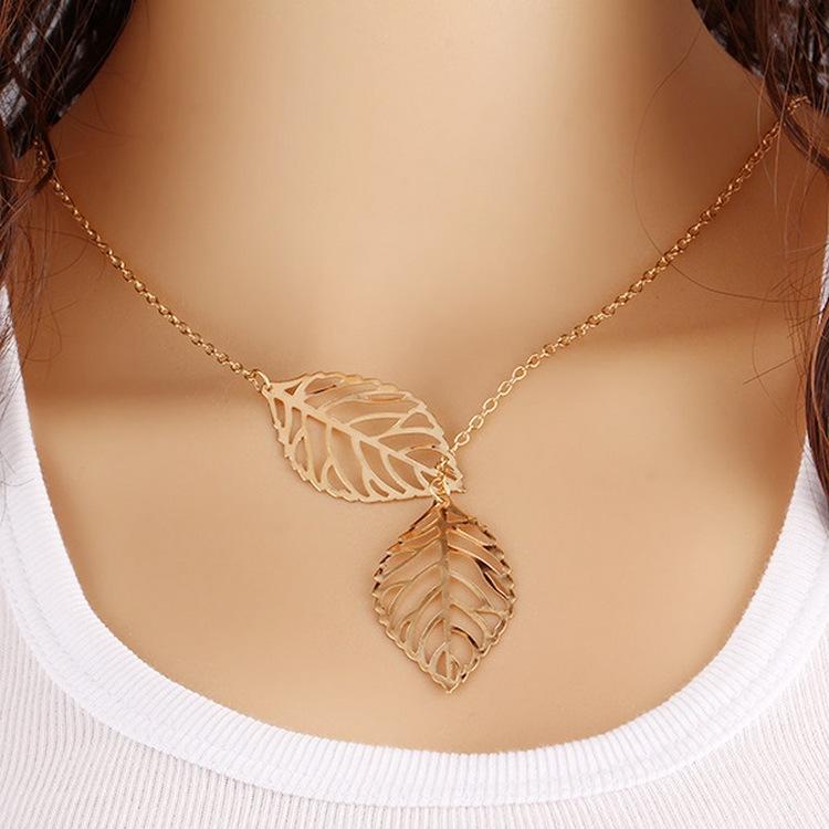 Leaf Metal Necklace