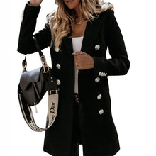 Charger l&#39;image dans la galerie, Women&#39;s Long-sleeved Suit Collar Double-breasted Coat
