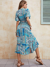 Load image into Gallery viewer, Summer Bohemian Short Sleeve Ladies Dress
