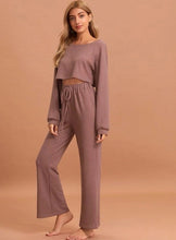 Load image into Gallery viewer, Autumn And Winter New Home Wear Casual Wear Two-piece Pyjama Suit
