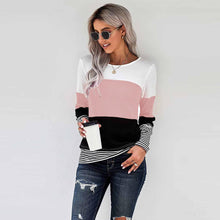 Load image into Gallery viewer, New Style Pullover Knitted Sweater Stitching Top Women Trendy T-Shirt
