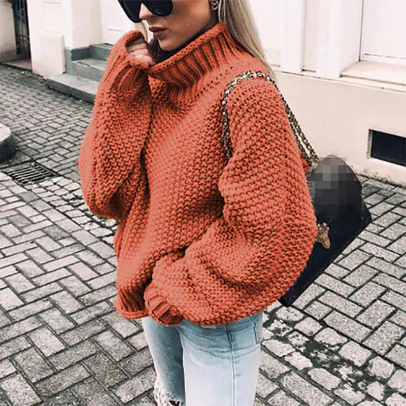 Thick sweater Long Sleeve Solid color Casual