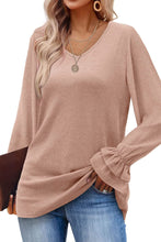 Load image into Gallery viewer, Long Sleeve Solid Color T Shirt Top
