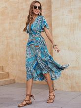 Load image into Gallery viewer, Summer Bohemian Short Sleeve Ladies Dress
