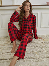 Load image into Gallery viewer, Cardigan Shirt Trousers Casual Pajamas
