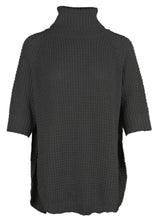 Load image into Gallery viewer, Half-sleeved women&#39;s waist split sweater
