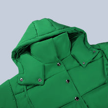 Charger l&#39;image dans la galerie, Casual Short-breasted Hooded Long-sleeved Puffer Jacket
