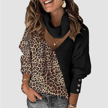 Load image into Gallery viewer, Casual Leopard Printed V-Neck T-Shirt
