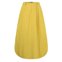 Load image into Gallery viewer, High waist slim and versatile long skirt A-line
