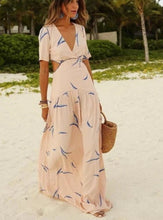 Load image into Gallery viewer, Bohemian Print Long Skirt Beach Dress
