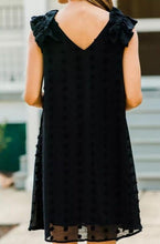 Load image into Gallery viewer, Summer Sleeveless Dress Pure Color Jacquard Chiffon Skirt V Loose Thin Skirt

