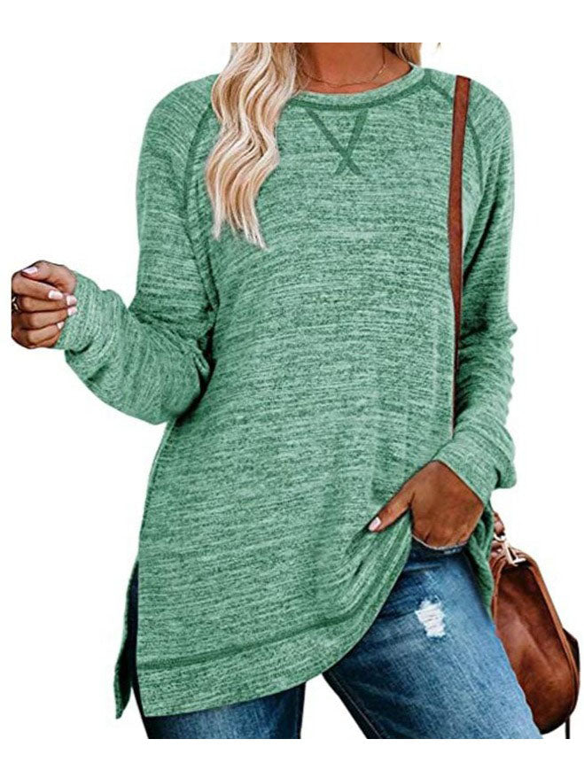 Autumn And Winter European And American Sources Amazon Women's Solid Color Sweater