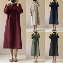 Load image into Gallery viewer, Renaissance Long-sleeved Women&#39;s Large Skirt Dress
