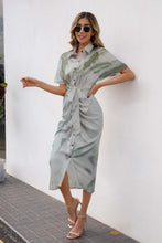 Load image into Gallery viewer, Spring Summer Fashion Print  Shirt Dress
