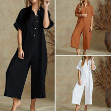 Load image into Gallery viewer, Casual loose long jumpsuit
