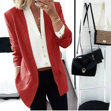 Load image into Gallery viewer, Slim fit Women blazer Solid Color
