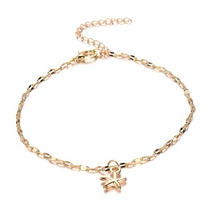 Load image into Gallery viewer, Alloy Plating Starfish Anklet
