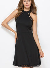 Load image into Gallery viewer, Fashion Round Neck Sleeveless Plain Polyester Semi Dress
