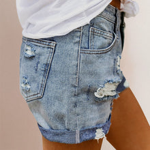 Load image into Gallery viewer, New Summer Slim Loose Size Hip-hugging Hot Pants
