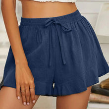 Load image into Gallery viewer, Cotton Linen Shorts Female Summer Loose And Elastic
