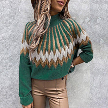 Load image into Gallery viewer, Long Sleeve Loose Casual Knit Sweater
