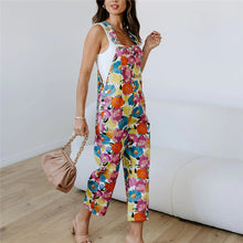 Load image into Gallery viewer, Ladies Print Urban Casual Sleeveless Jumpsuit
