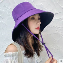 Load image into Gallery viewer, Reversible Comfortable Breathable Big Brim Sun Hat
