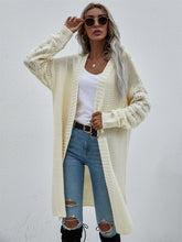 Load image into Gallery viewer, Long Cardigan Solid Color Women&#39;s Knitted Sweater
