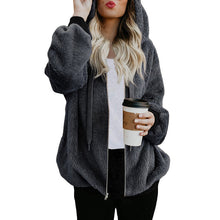 Load image into Gallery viewer, Women&#39;s Casual Loose Zipper Cardigan Coat
