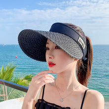 Load image into Gallery viewer, Women&#39;s Personalized Korean Style Straw Sun Hat
