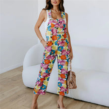 Load image into Gallery viewer, Ladies Print Urban Casual Sleeveless Jumpsuit
