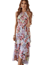 Load image into Gallery viewer, Fashion Print Halterneck Boho Dress Leisure Vacation
