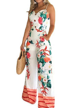 Load image into Gallery viewer, Slim-fit Straight-leg Positioning Printed Jumpsuit With Suspenders
