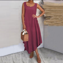 Load image into Gallery viewer, New Fashion Solid Color Dress
