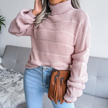 Load image into Gallery viewer, Ladies Long Sleeve Hollow Casual Knitted Sweater
