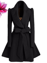 Load image into Gallery viewer, Classy Polyester Plain Shawl Collar Regular Sleeve Coat
