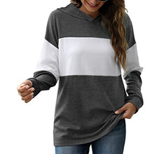 Load image into Gallery viewer, Style Hit Color Hooded Long-sleeved Casual Hoodies
