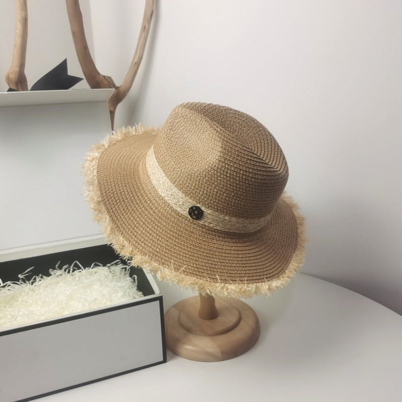 Women's New Panama Breathable Beach Straw Hat