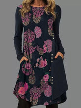 Load image into Gallery viewer, New Long-sleeved Ethnic Style Spring And Autumn Women&#39;s Dress
