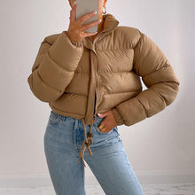 Load image into Gallery viewer, Fashion Winter Short Down Jacket with Zipper
