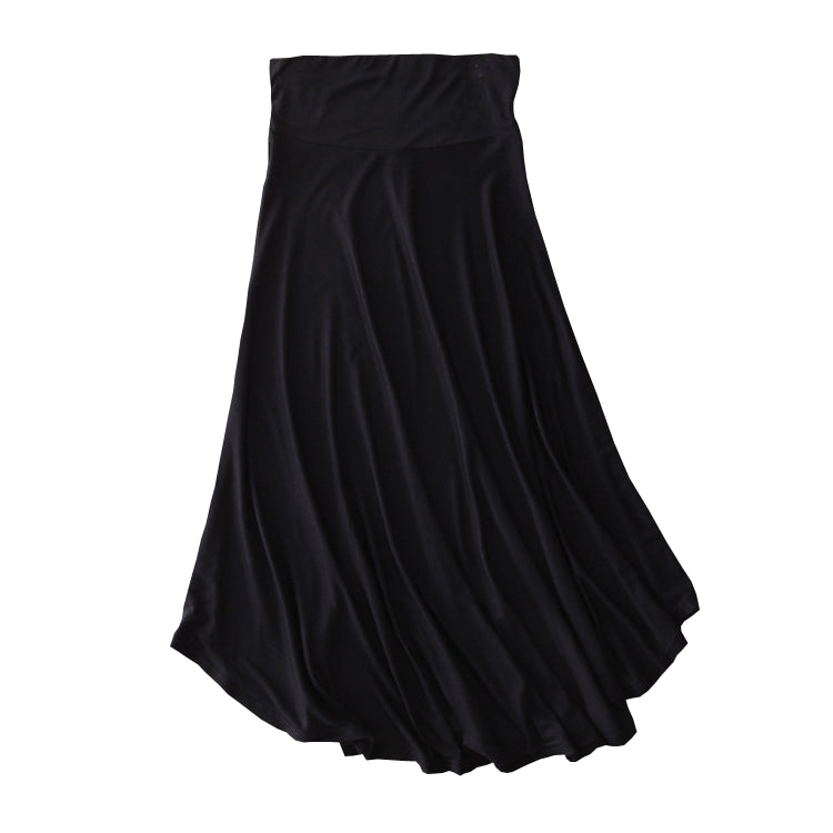 Women's Fashion Simple Solid Color Irregular Skirt