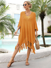 Load image into Gallery viewer, Women&#39;s Fashion Loose Tassel Hollow Beach Swimsuit Cover-ups
