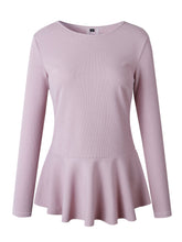 Load image into Gallery viewer, Bow long sleeve Polyester Elegant Blouse
