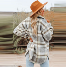 Load image into Gallery viewer, Casual Long-sleeved Plaid Padded Shirt Women Coat
