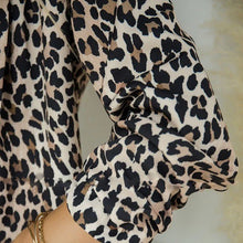 Charger l&#39;image dans la galerie, New Leopard Print Long Sleeve Blazer Ladies Jacket
