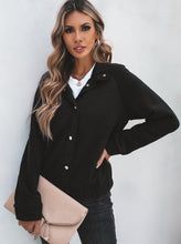 Load image into Gallery viewer, Women&#39;s Fashion Stand Collar Fleece Jacket  Solid Color Top
